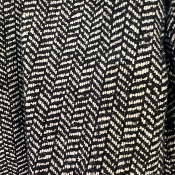 Apostrophe Womens Herringbone Cropped Jacket XL - Wool Blend Black & White - Picture 4 of 6
